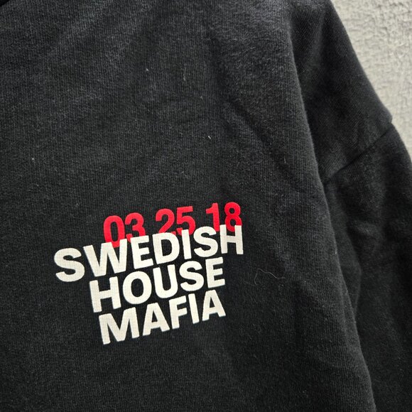 Swedish House Mafia Men Sweatshirts S Black Hoodie 2018 Reunion Concert Tour - Picture 3 of 11